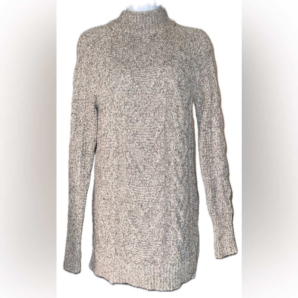 Old Navy Knitted Mock Neck Long Torso Sweater